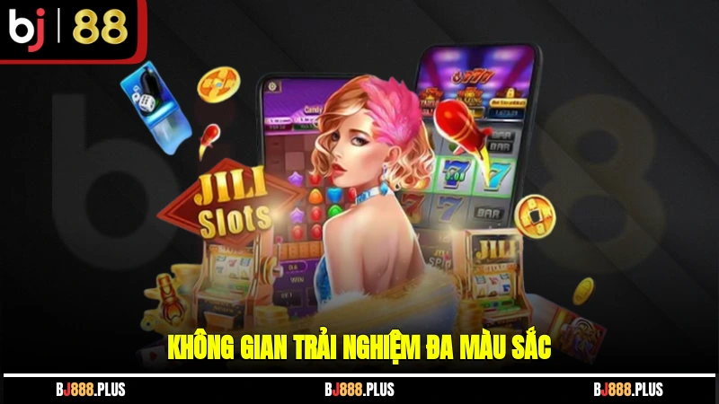 Không gian trải nghiệm đa màu sắc